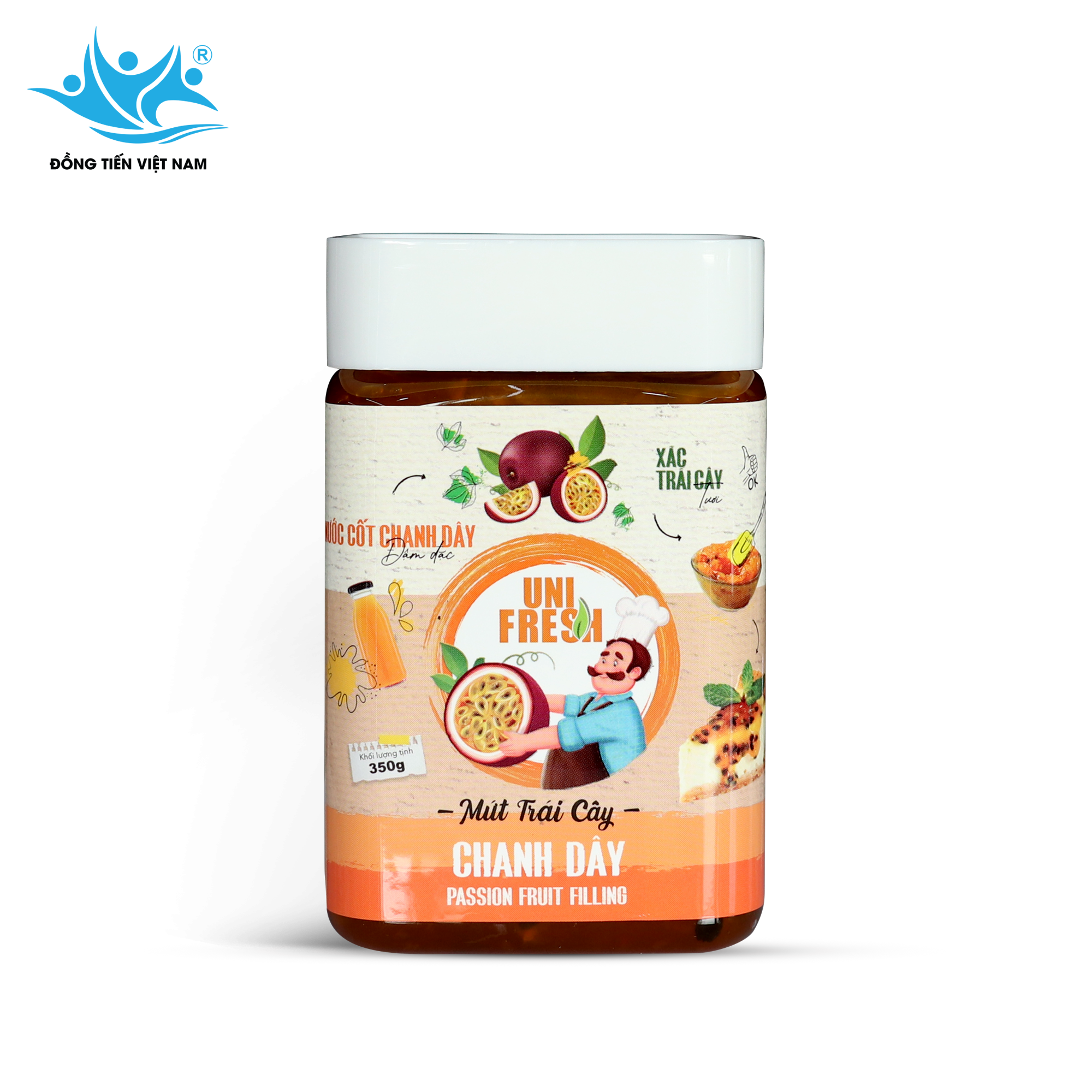 Tổng Hợp Mứt Trái Cây Unifresh 350g-Chanh Dây