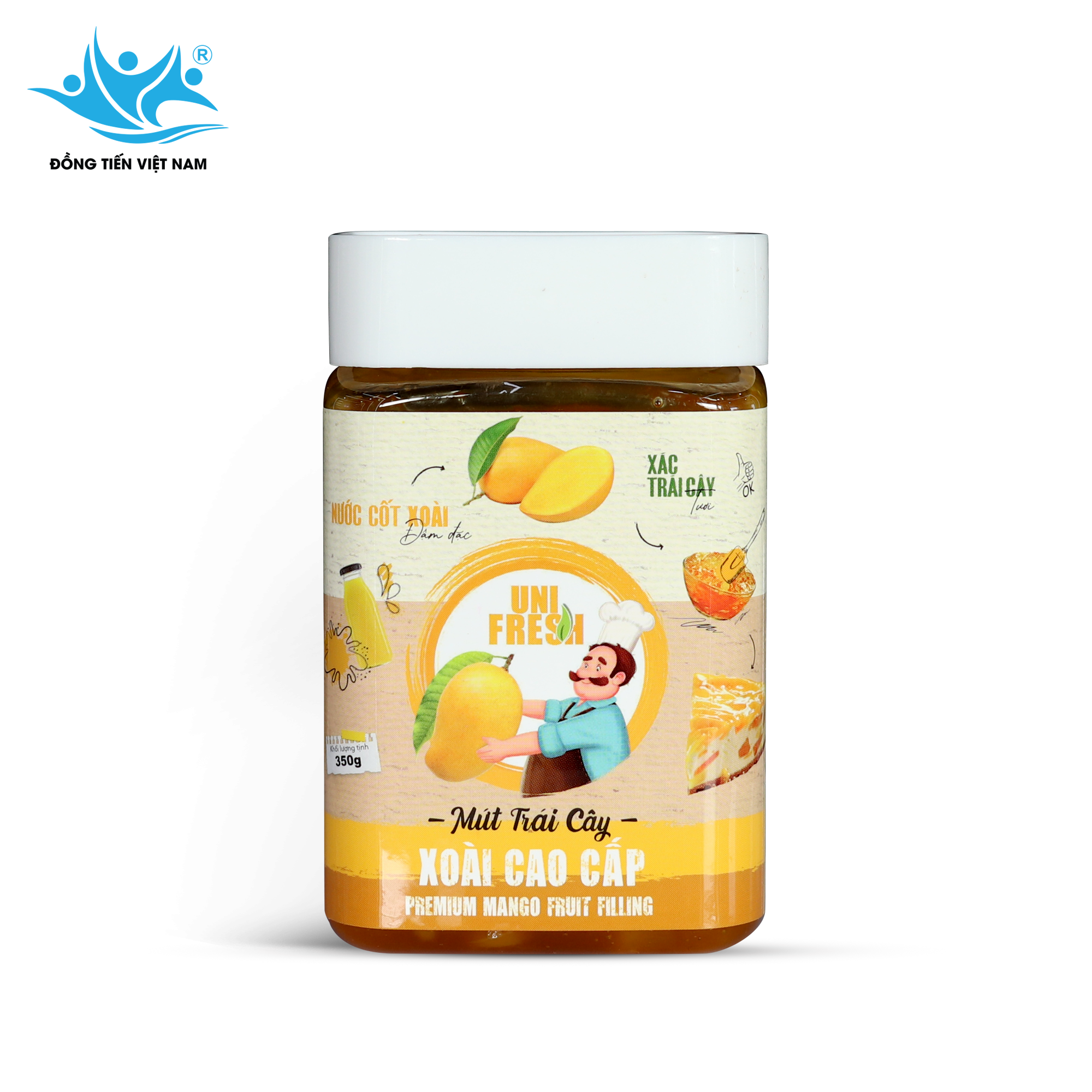 Tổng Hợp Mứt Trái Cây Unifresh 350g-Xoài Cao Cấp 
