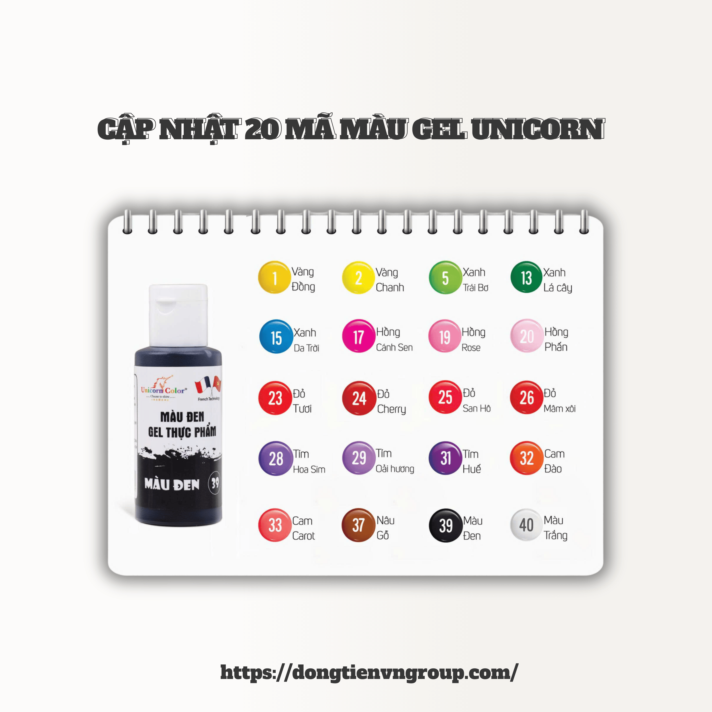 Màu siro thực phẩm trang trí bánh rau câu