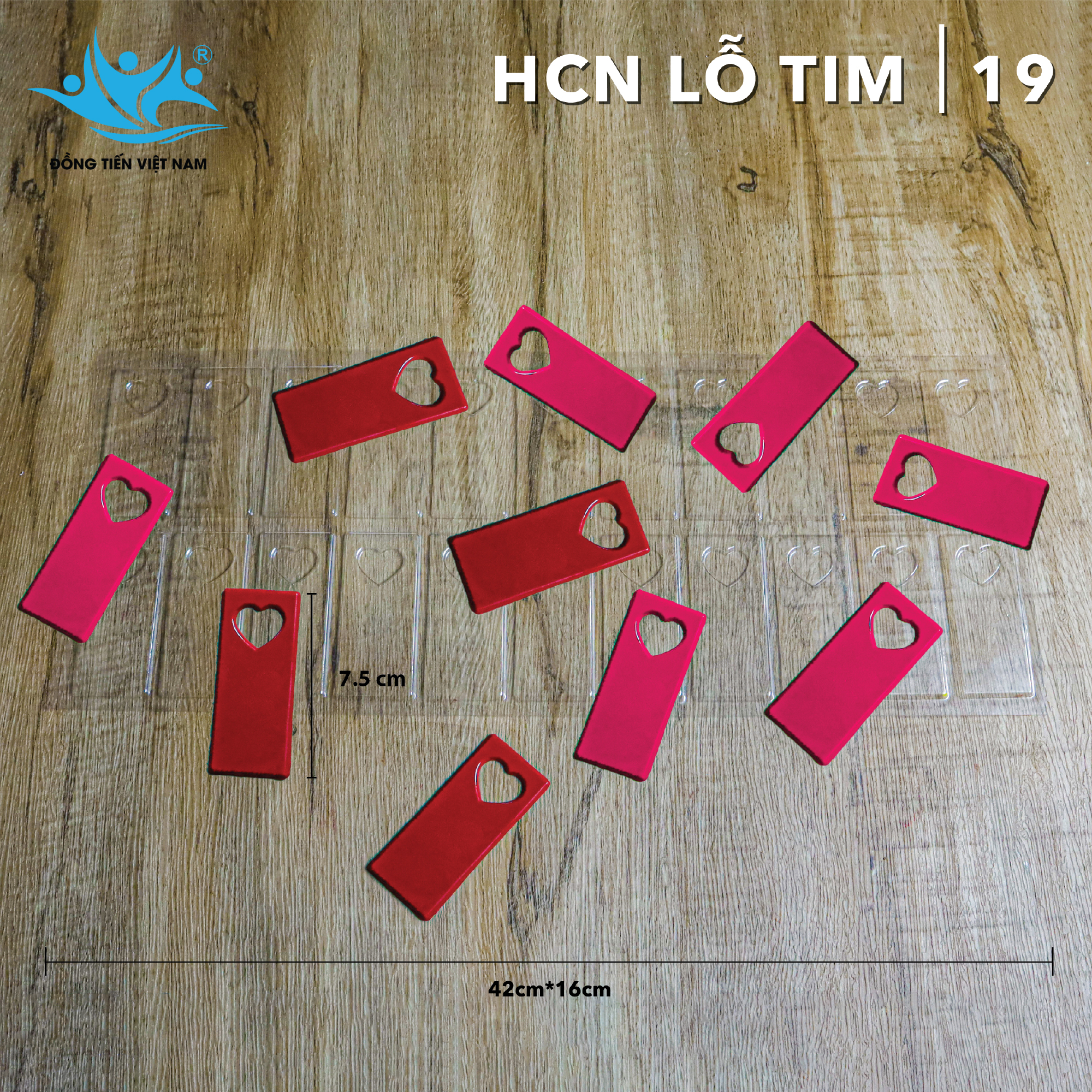 Khuôn In Socola Nhiều Lần-HCN Lỗ Tim