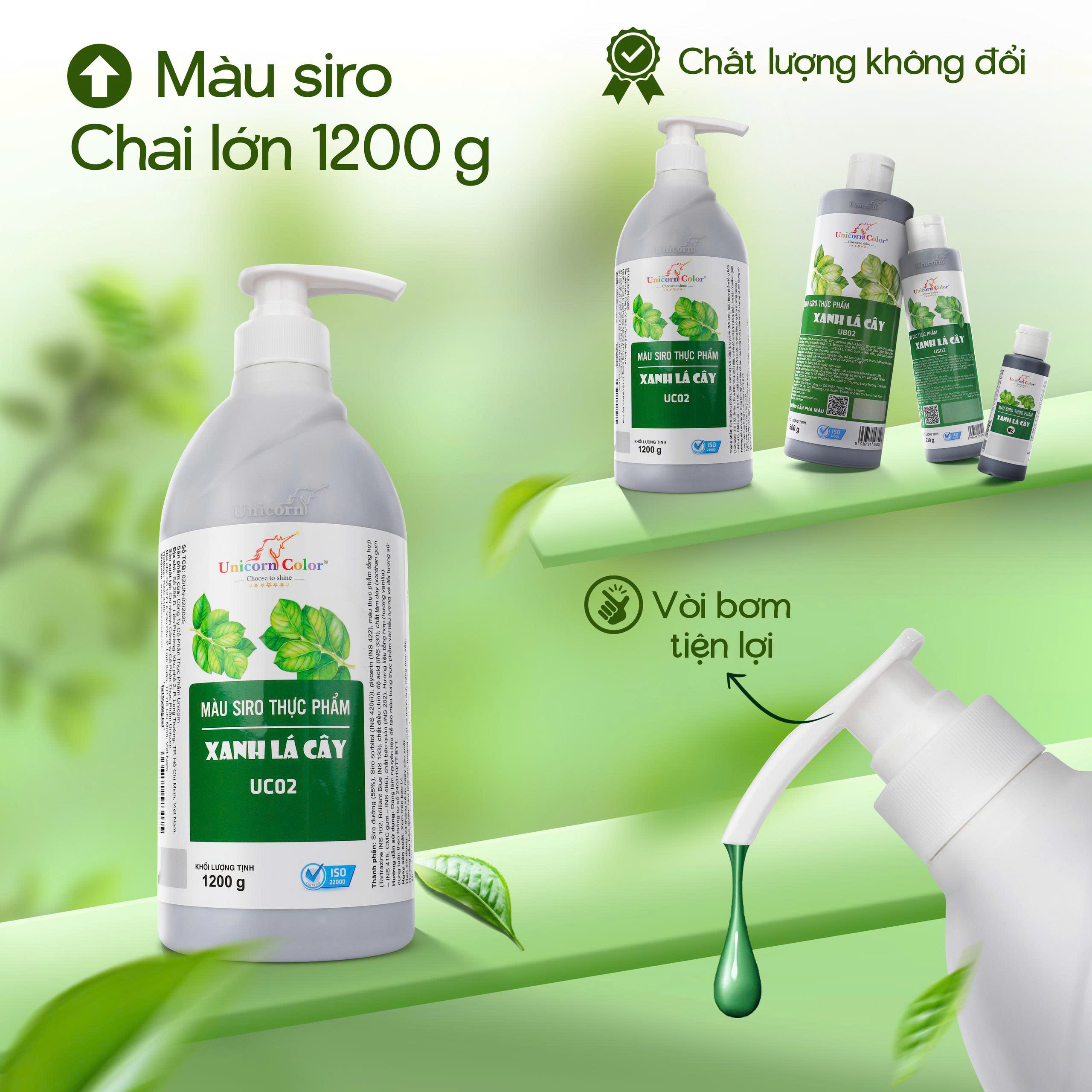 Tổng Hợp 24 Màu Unicorn 1200g