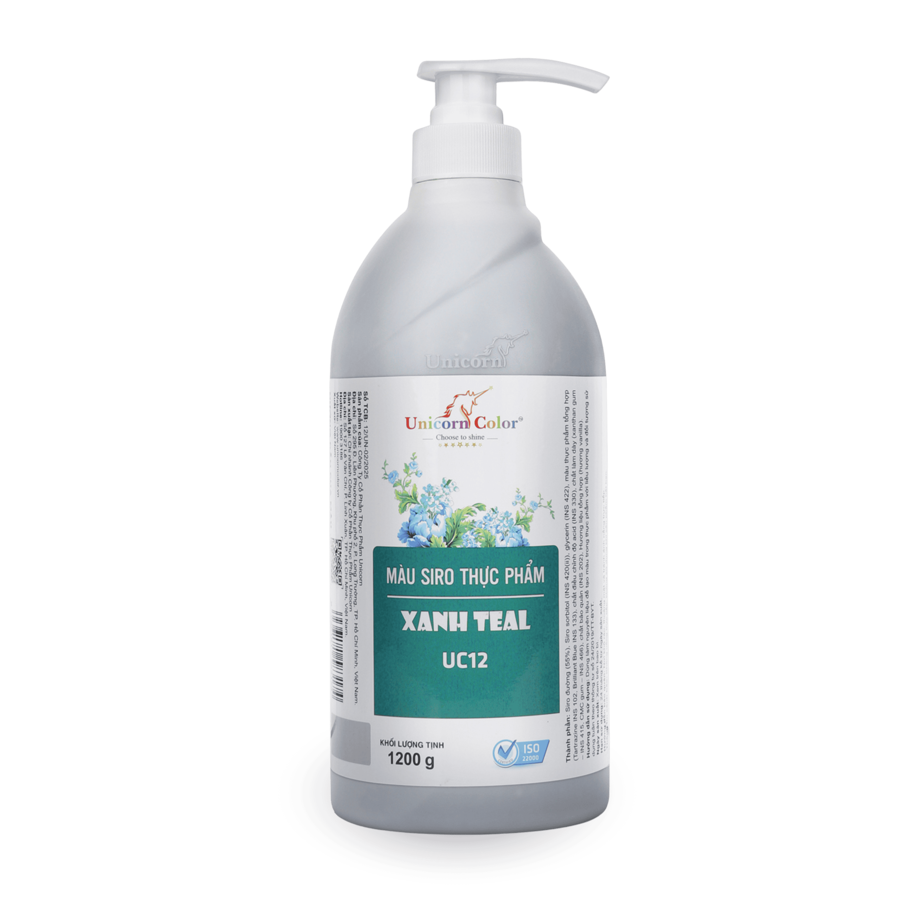 Màu Siro Unicorn Xanh Teal 200g