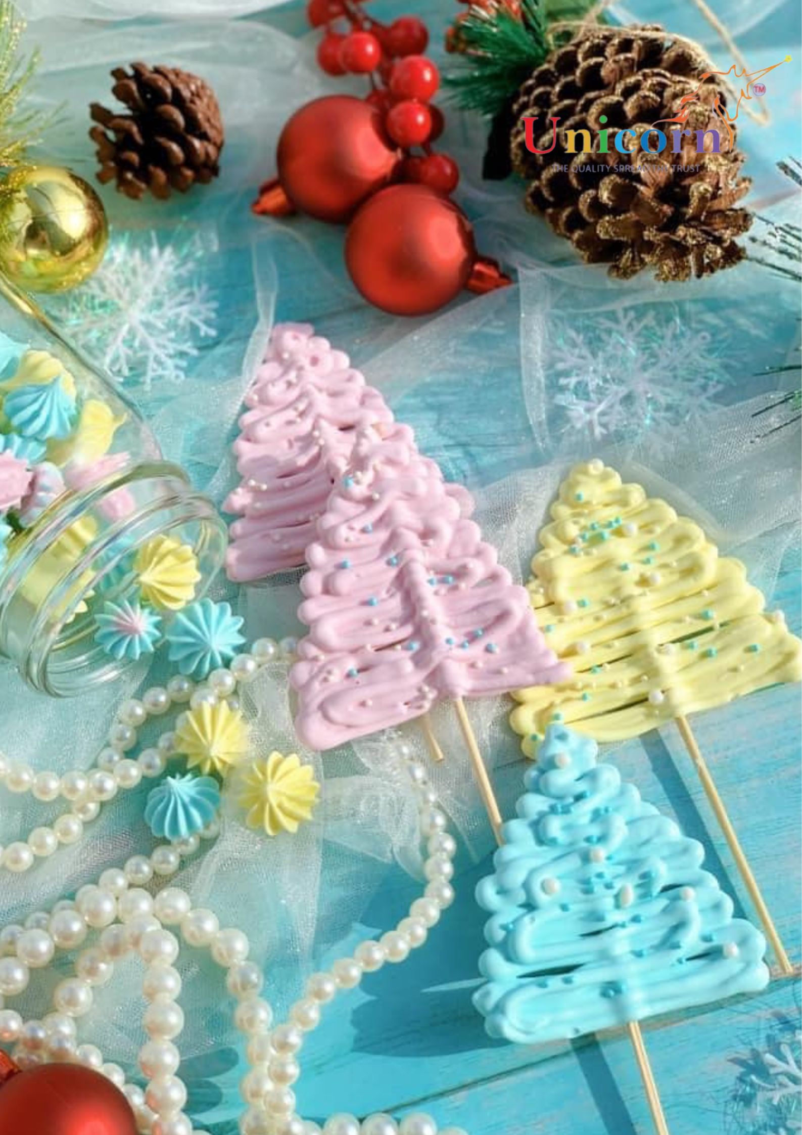 Biến socola thành những cây thông giáng sinh