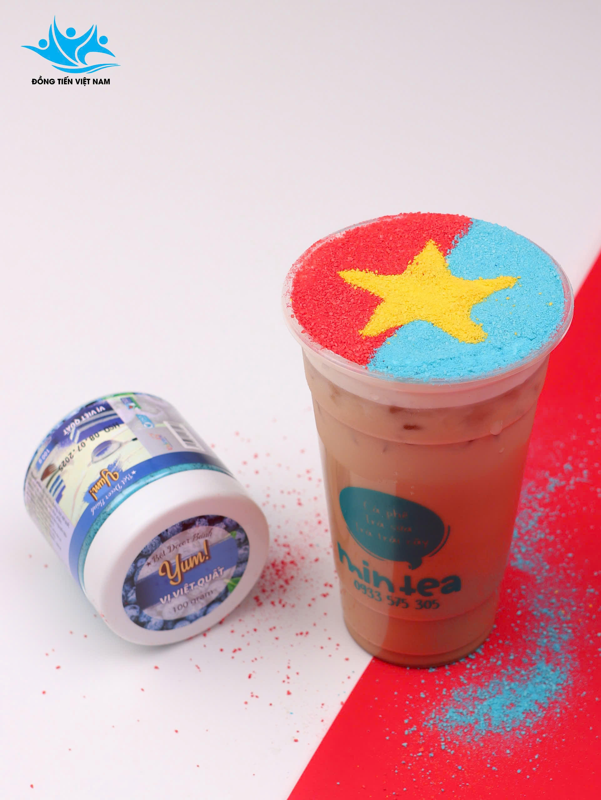 Trang trí đồ uống lễ 30/4